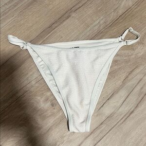 Cream textured Bikini Bottom